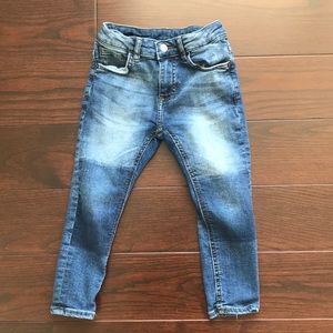 Very gently used Zara boys jeans, size 5